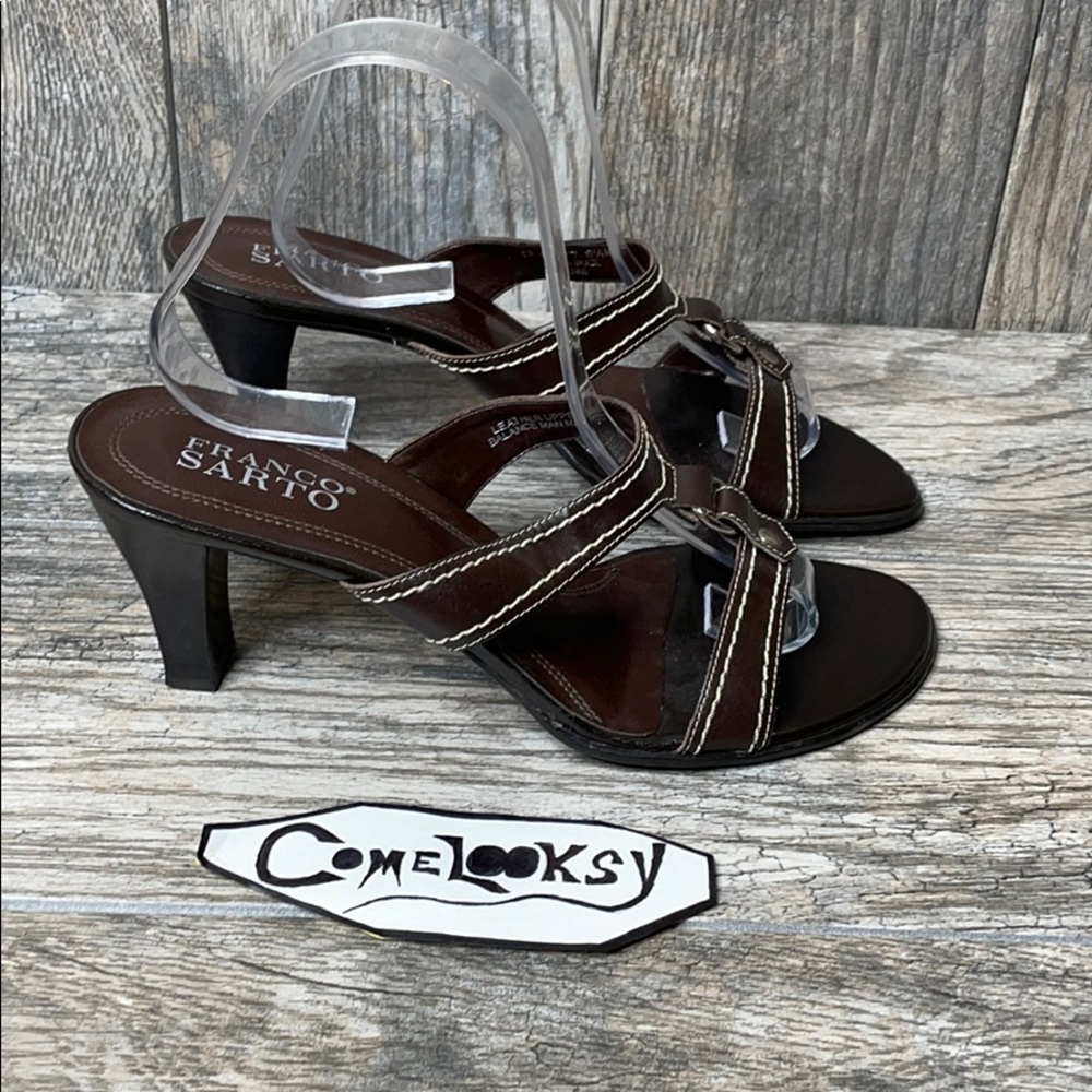 Franco Sarto Donovan slip on heels 8.5B